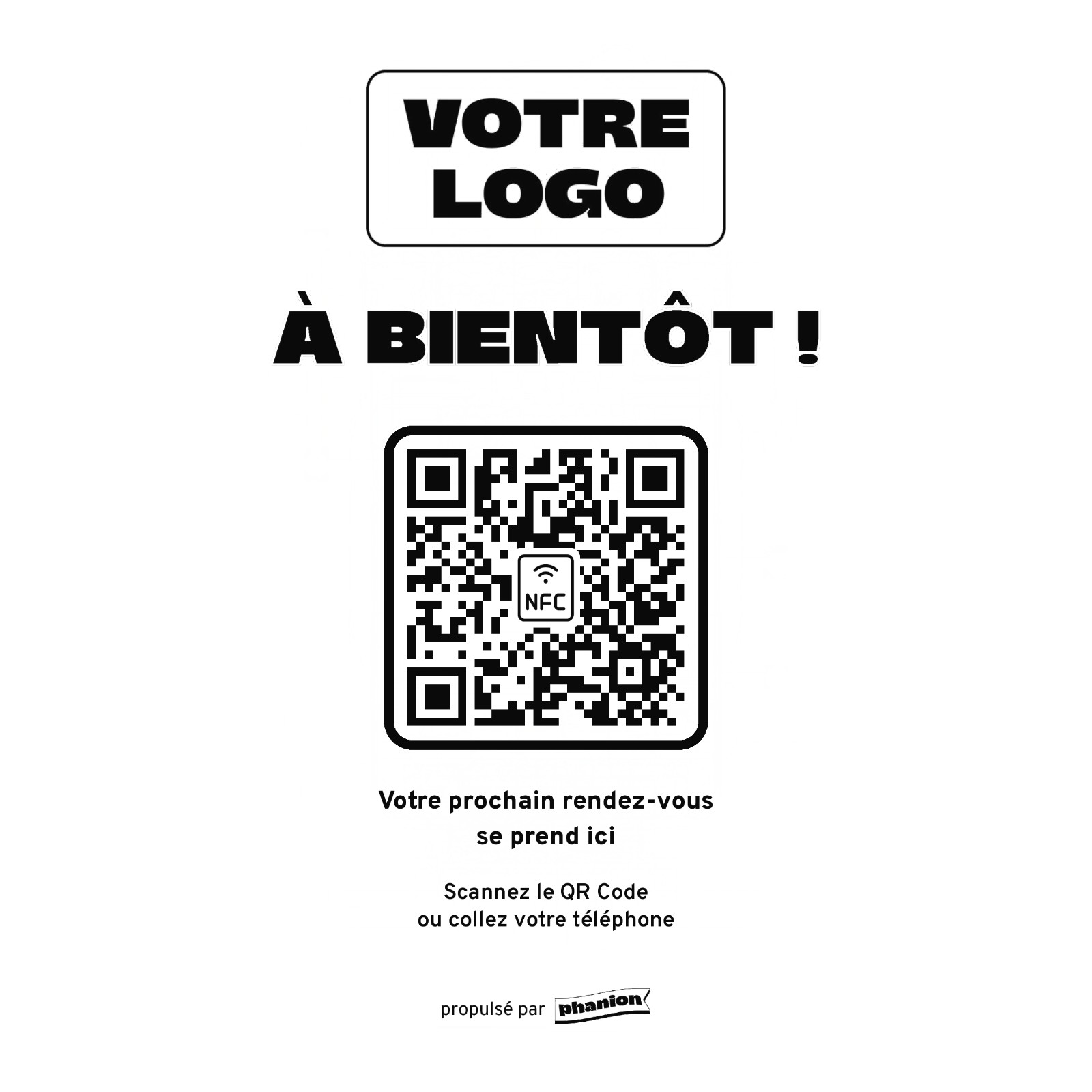 Aperçu de votre plaque rendez-vous « à bientôt » led